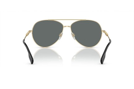 Okulary przeciwsłoneczne Burberry BE3147 110981 Polarized Pilotki (Aviator) Złote