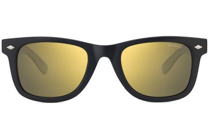 Okulary przeciwsłoneczne Polaroid Junior PLD8006/S DL5/LM Polarized Kwadratowe Czarne