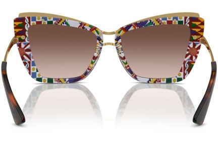 Ochelari de soare Dolce & Gabbana DG4472 321713 Cat Eye Havana