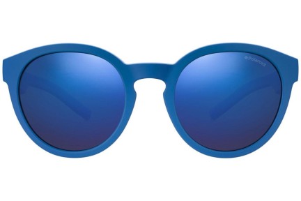 Sunčane naočale Polaroid Junior PLD8019/S ZDI/JY Polarized Okrugao Plavi