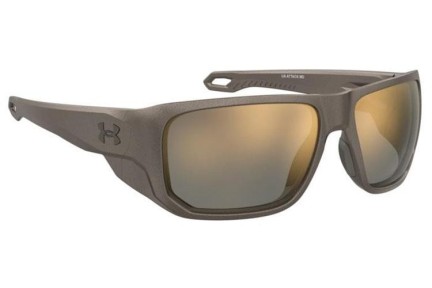 Ochelari de soare Under Armour UAATTACKMD HKL/2B Dreptunghiulari Maro