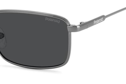 Слънчеви очила Polaroid PLD6227/S/X KJ1/M9 Polarized Правоъгълни Сива