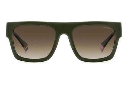 Okulary przeciwsłoneczne Polaroid PLD6224/S/X 1ED/LA Polarized Flat Top Zielone