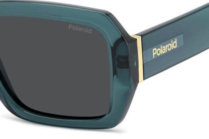 Слънчеви очила Polaroid PLD6223/S/X ZI9/M9 Polarized Правоъгълни Зелена