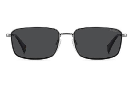 Слънчеви очила Polaroid PLD6227/S/X SVK/M9 Polarized Правоъгълни Сребърна