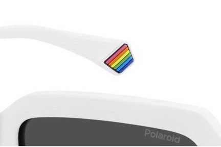 Слънчеви очила Polaroid PLD6223/S/X VK6/M9 Polarized Правоъгълни Бяла