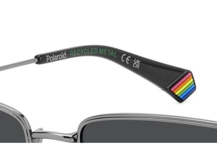 Слънчеви очила Polaroid PLD6227/S/X KJ1/M9 Polarized Правоъгълни Сива