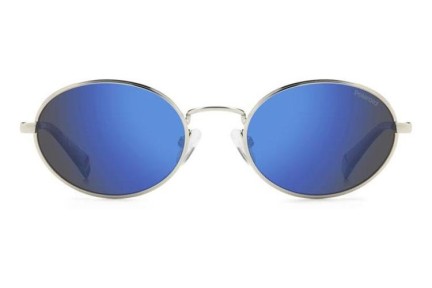 Слънчеви очила Polaroid PLD6228/S/X 010/5X Polarized Овални Сребърна