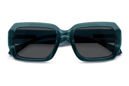 Слънчеви очила Polaroid PLD6223/S/X ZI9/M9 Polarized Правоъгълни Зелена