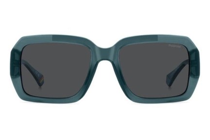 Слънчеви очила Polaroid PLD6223/S/X ZI9/M9 Polarized Правоъгълни Зелена