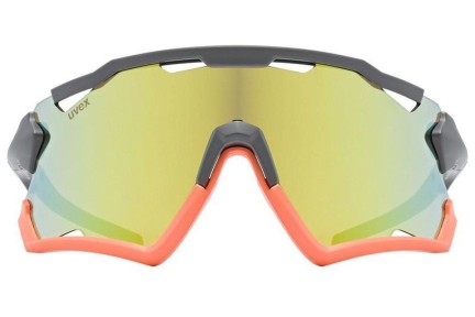 Napszemüvegek uvex sportstyle 228 Grey / Orange Mat S3 Single Lens | Shield Szürke