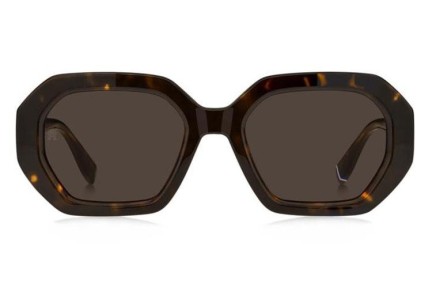 Ochelari de soare Tommy Hilfiger TH2155/S 086/70 Dreptunghiulari Havana