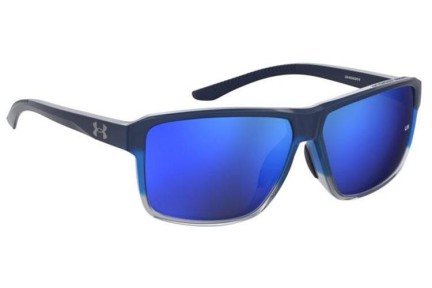 Ochelari de soare Under Armour UAKICKOFF/F 0MX/Z0 Dreptunghiulari Albaștri