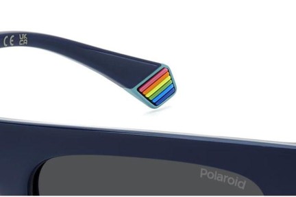 Слънчеви очила Polaroid PLD6224/S/X PJP/M9 Polarized Flat Top Синя