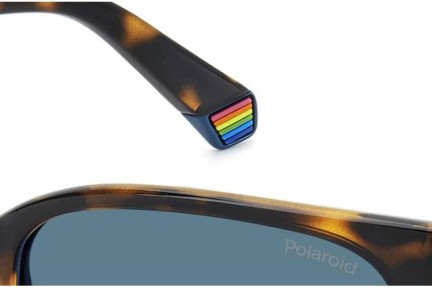 Okulary przeciwsłoneczne Polaroid PLD6226/S 086/C3 Polarized Prostokątne Havana