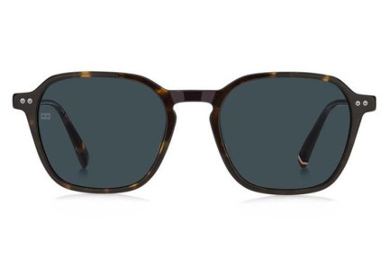 Ochelari de soare Tommy Hilfiger TH2132/S 086/KU Dreptunghiulari Havana