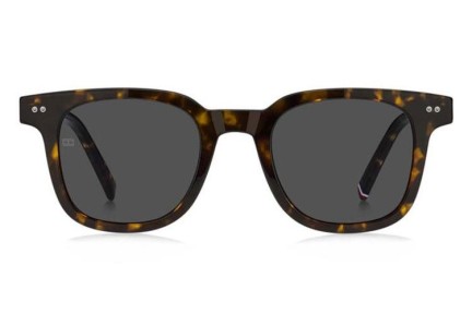 Ochelari de soare Tommy Hilfiger TH2126/S 086/IR Dreptunghiulari Havana