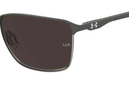 Okulary przeciwsłoneczne Under Armour UARETAINED/G EAN/70 Prostokątne Zielone