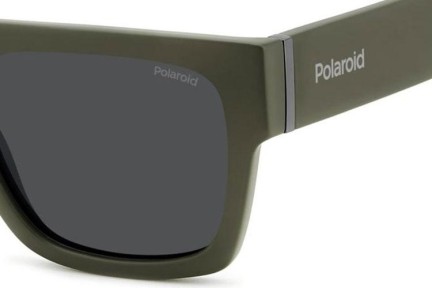 Okulary przeciwsłoneczne Polaroid PLD6224/S/X 3Y5/M9 Polarized Flat Top Zielone