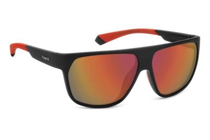 Okulary przeciwsłoneczne Polaroid PLD7053/S BLX/OZ Polarized Flat Top Czarne