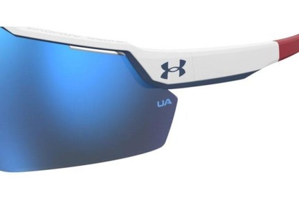 Okulary przeciwsłoneczne Under Armour UALEVELUP WWK/W1 Pojedyncze | Shield Białe