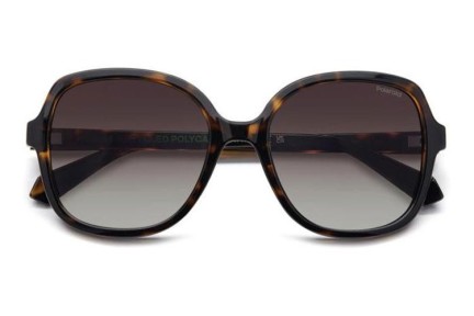 Ochelari de soare Polaroid PLD4177/S/X 086/LA Polarized Pătrați Havana