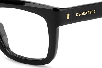 Ochelari Dsquared2 D20144 807 Dreptunghiulari Negri