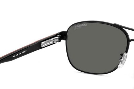 Okulary przeciwsłoneczne Carrera CFLEX02/G/S 003/M9 Polarized Prostokątne Czarne