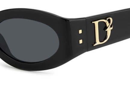 Ochelari de soare Dsquared2 D20150/G/S 807/IR Ovali Negri