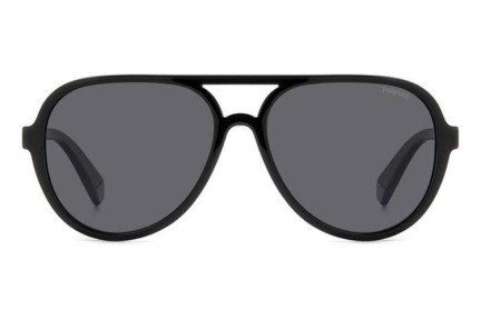 Слънчеви очила Polaroid Junior PLD8046/S/T 807/M9 Polarized Пилотни Черна