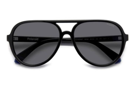 Слънчеви очила Polaroid Junior PLD8046/S/T 807/M9 Polarized Пилотни Черна