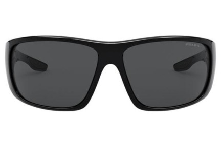 Okulary przeciwsłoneczne Prada Linea Rossa PS04VS 1AB5S0 Prostokątne Czarne