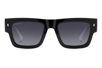 Ochelari de soare Dsquared2 ICON0021/S 807/9O Dreptunghiulari Negri