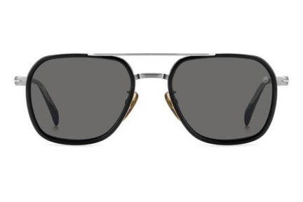 Okulary przeciwsłoneczne David Beckham DB1161/S 284/M9 Polarized Prostokątne Srebrne