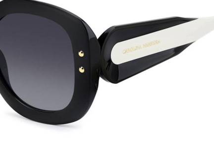 Ochelari de soare Carolina Herrera HER0254/S 807/9O Dreptunghiulari Negri