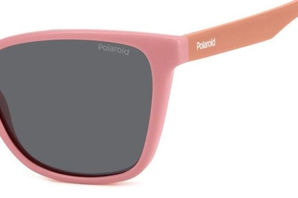 Ochelari de soare Polaroid Junior PLD8062/S 35J/M9 Polarized Cat Eye Roz