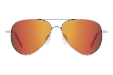 Слънчеви очила Polaroid Junior PLD8015/N GHP/OZ Polarized Пилотни Сребърна