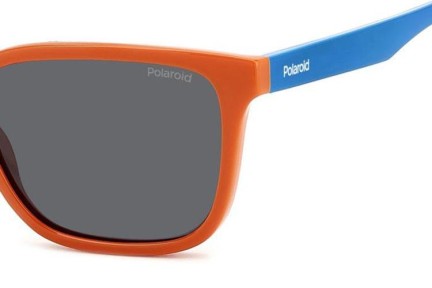 Слънчеви очила Polaroid Junior PLD8063/S L7Q/M9 Polarized Правоъгълни Оранжева