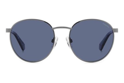 Слънчеви очила Polaroid Junior PLD8039/S V84/C3 Polarized Заоблени Сива