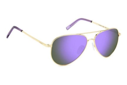 Слънчеви очила Polaroid Junior PLD8015/N HZJ/MF Polarized Пилотни Златна