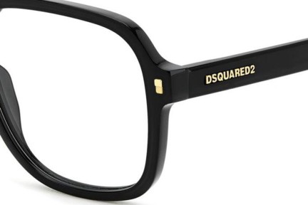 Очила Dsquared2 D20145 807 Правоъгълни Черна