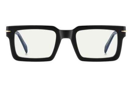 Okulary korekcyjne David Beckham DB7126 807 Prostokątne Czarne