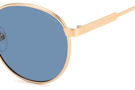 Zonnebril Polaroid Junior PLD8039/S LFH/C3 Polarized Ronde Goud