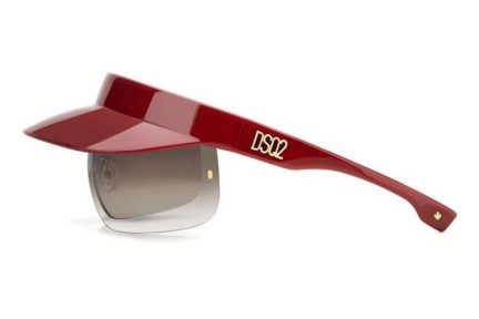 Ochelari de soare Dsquared2 D20139/S C9A/HA Lentilă unică | Shield Roșii