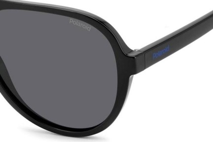 Слънчеви очила Polaroid Junior PLD8046/S/T 807/M9 Polarized Пилотни Черна