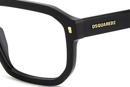 Ochelari Dsquared2 D20146 807 Dreptunghiulari Negri