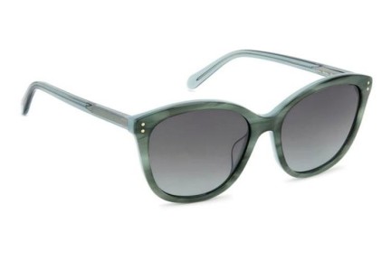 Okulary przeciwsłoneczne Fossil FOS2148/S 6AK/9O Kocie oczy Zielone