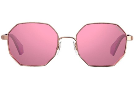 Okulary przeciwsłoneczne Polaroid #fedezselection Collection PLD6067/S YEP/A2 Polarized Okrągłe Złote