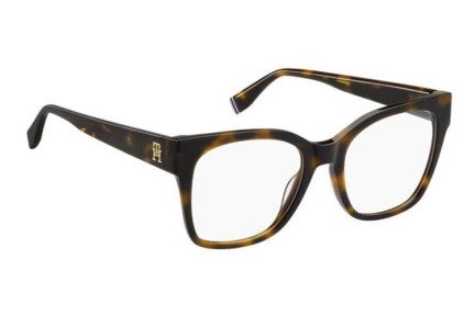 Ochelari Tommy Hilfiger TH2157 086 Dreptunghiulari Havana