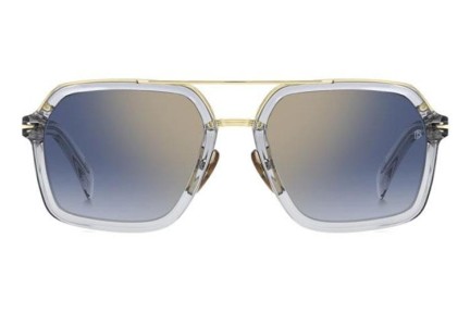Okulary przeciwsłoneczne David Beckham DB7128/S FT3/1V Prostokątne Szare